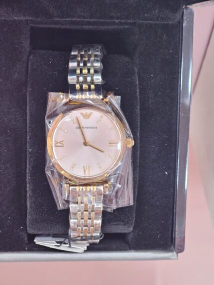 the Emporio Armani Ladies' Two-Tone Crystal Watch original