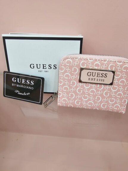 Guess pink wallet