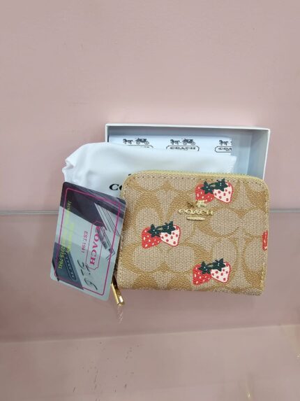 Coach strawberry wallet